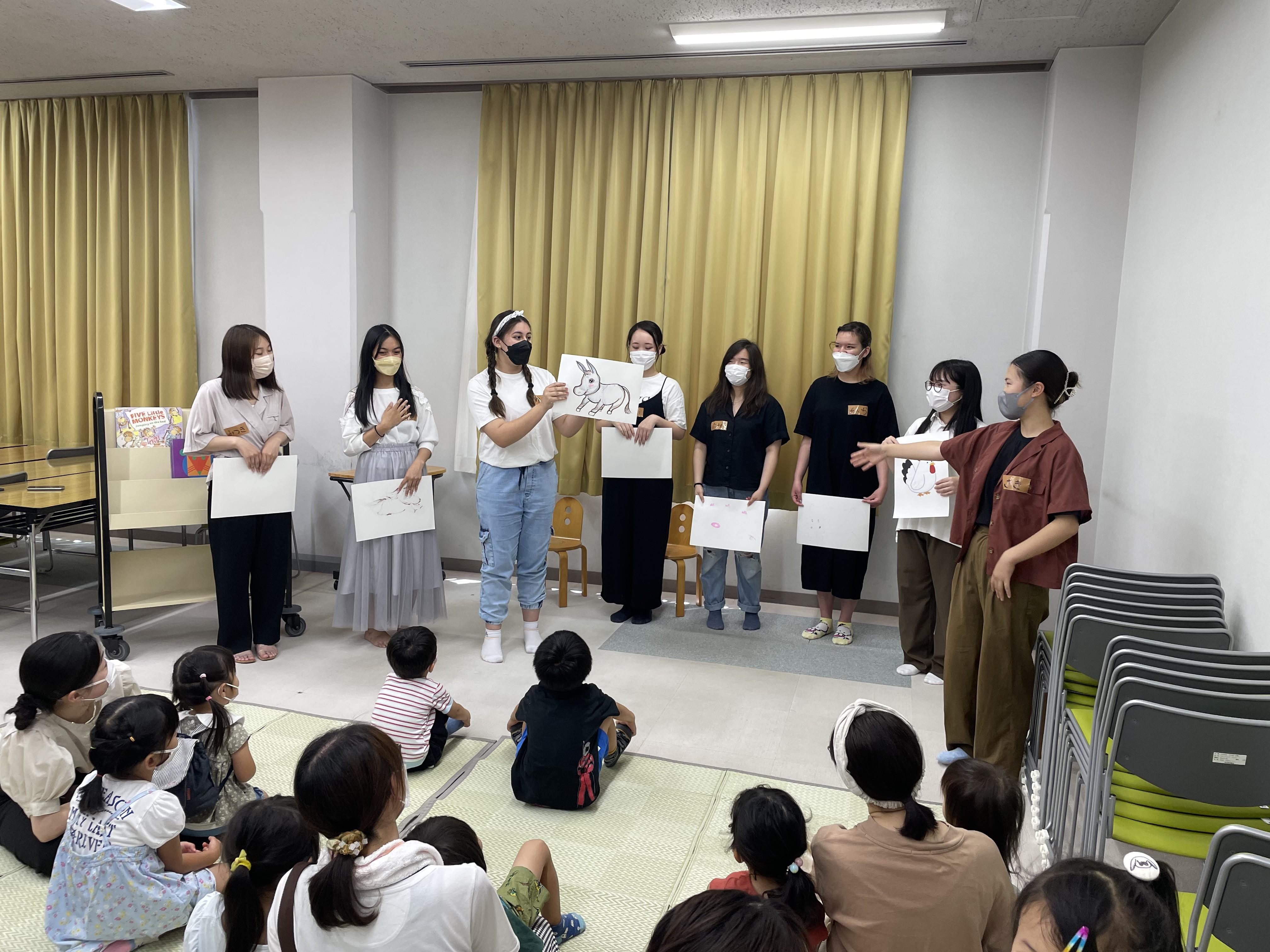 玉村町図書館にてEnglish Story Time