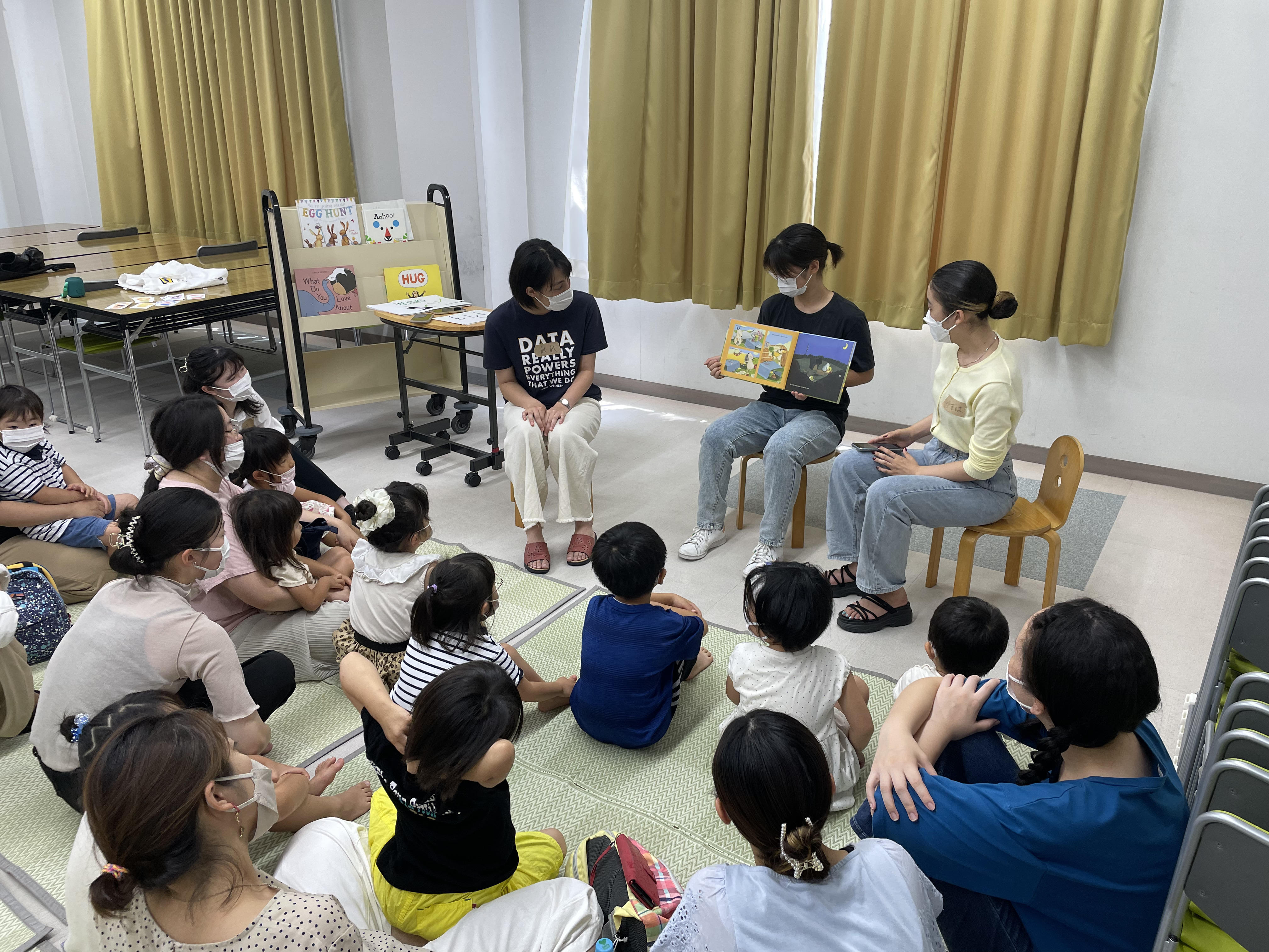 玉村町図書館にてEnglish Story Time