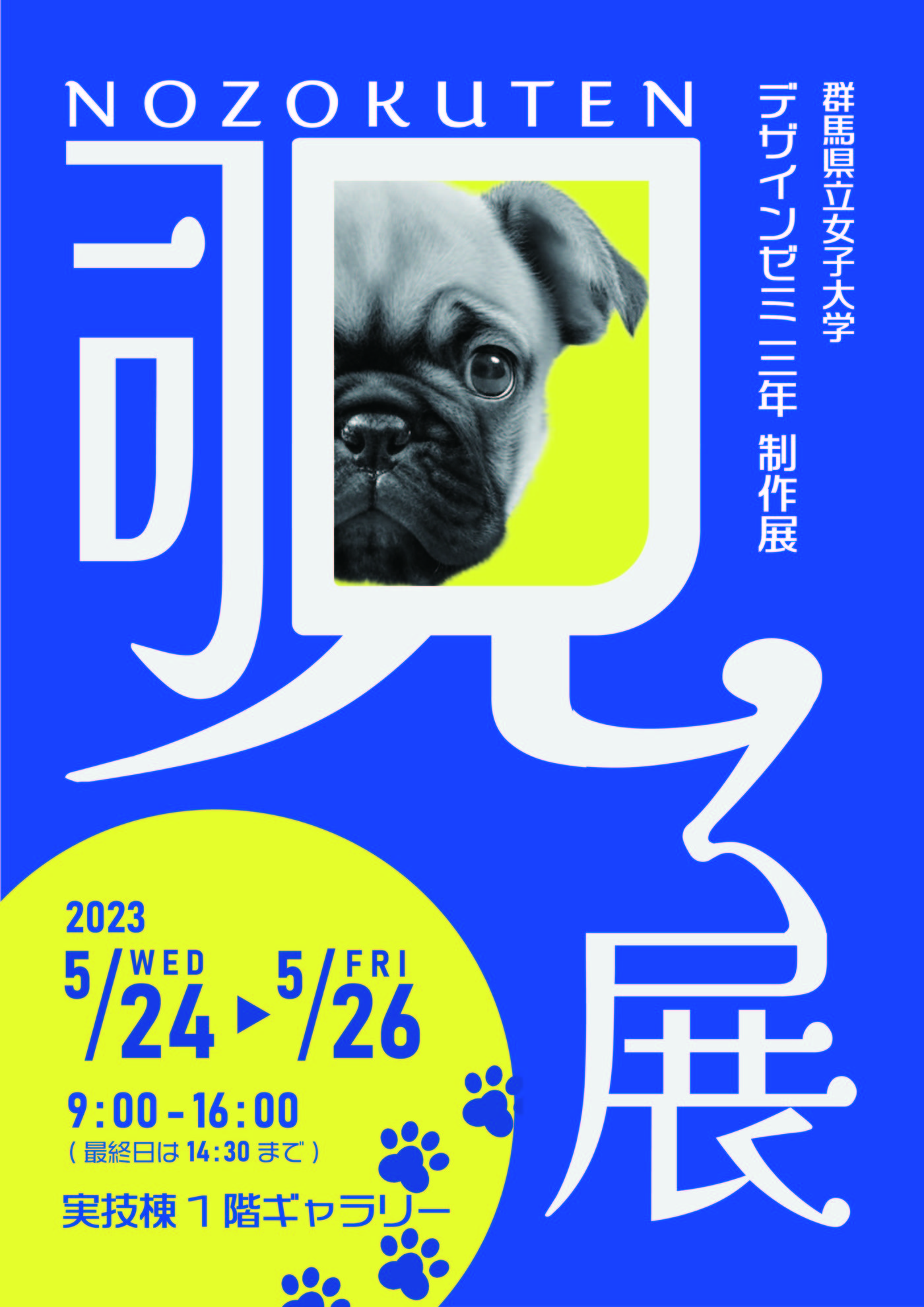 覗く展