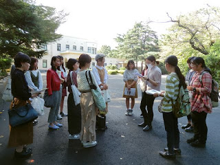 事前学習の発表風景。