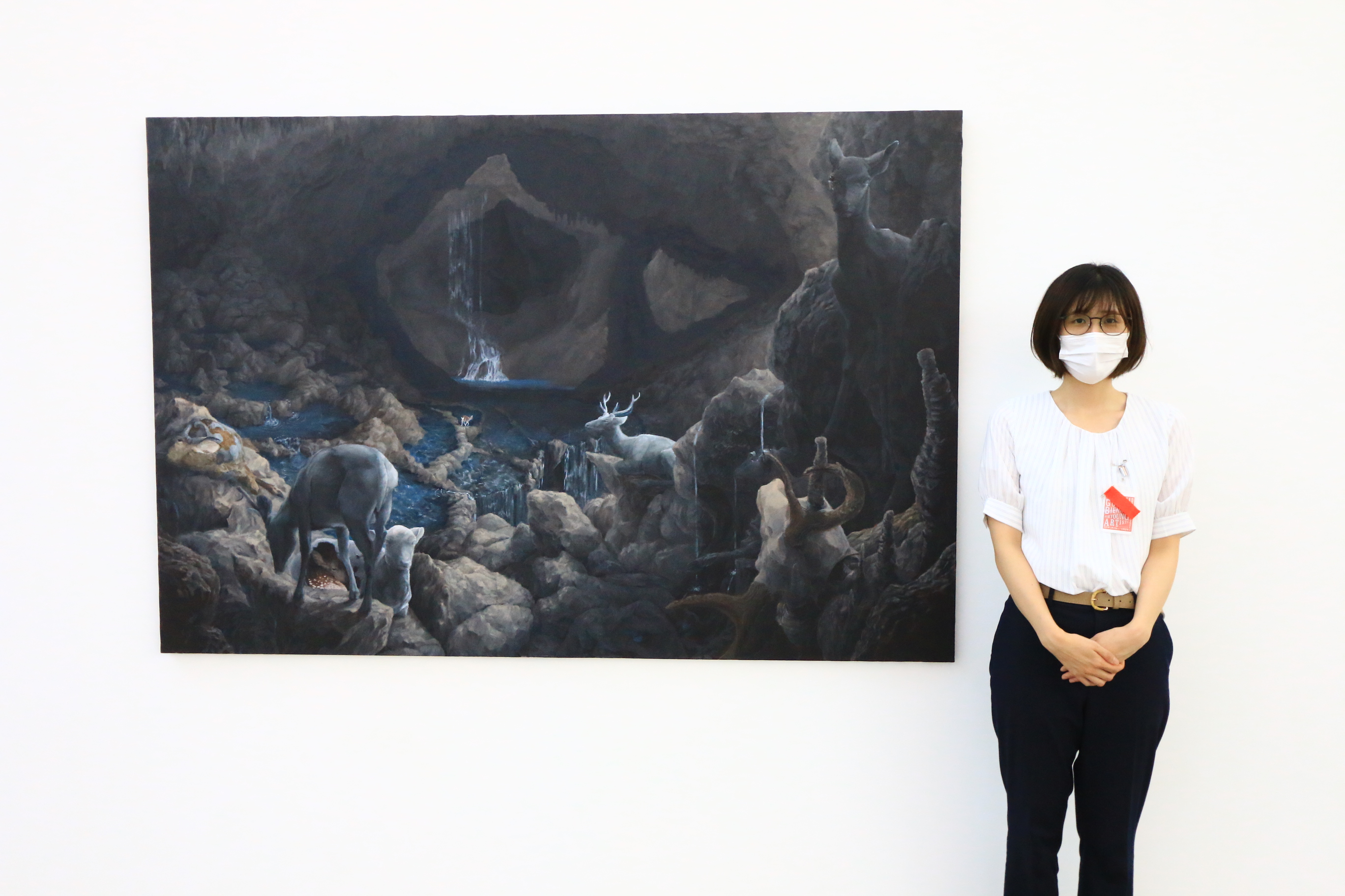 群馬青年ビエンナーレ2021」 芸術学専攻で学ばれた山田玲華さんの作品《窟中》が入選