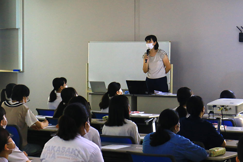 奥西先生から入試の説明がありました。