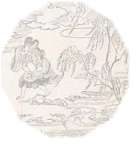 伊勢物語嵯峨本挿絵―芥川段