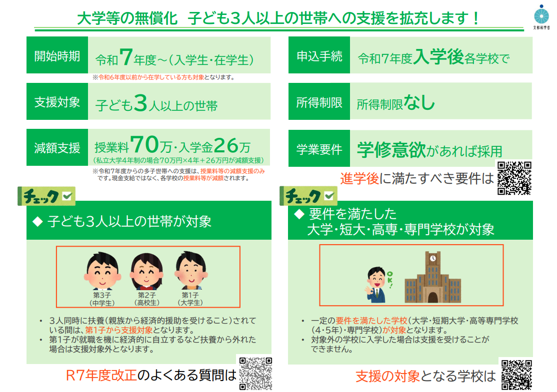 多子世帯無償化
