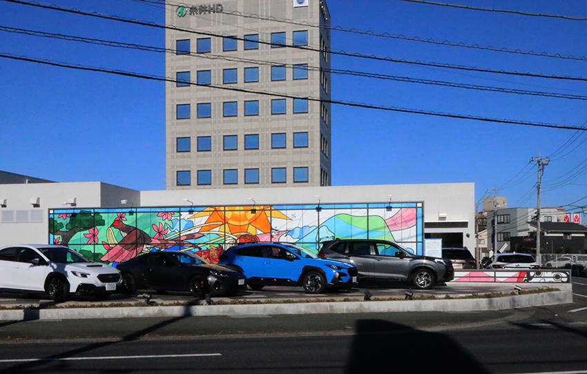 富士スバル高崎店 × 美学美術史学科 絵画ゼミ生による産学連携