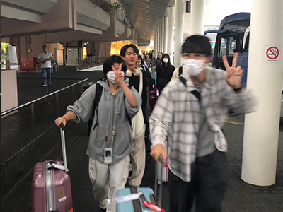 (4)シンガポールに到着しました!