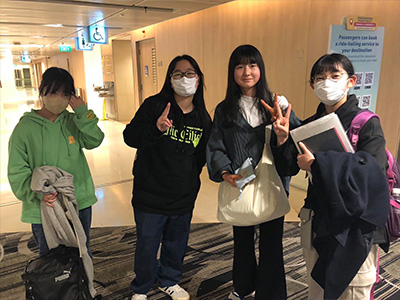 (4)シンガポールに到着しました!