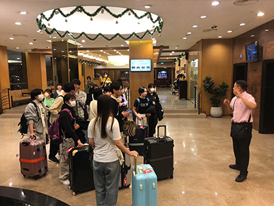 (4)シンガポールに到着しました!