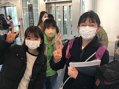 (1)羽田空港に着きました!
