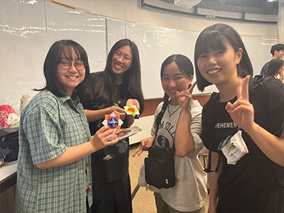 ⑫南洋工科大学の学生と交流しました